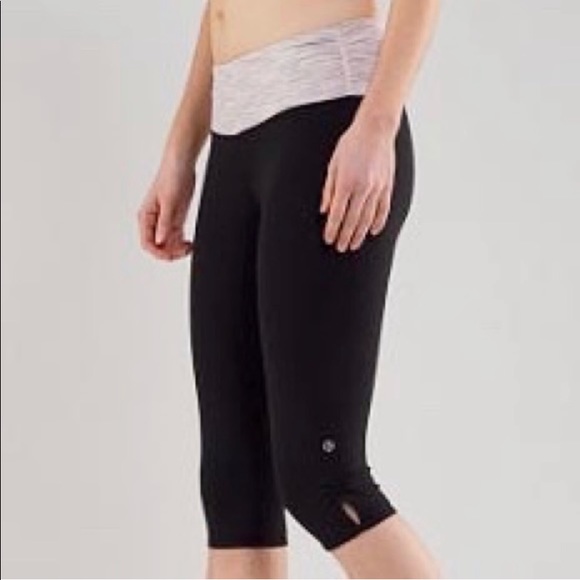 lululemon athletica Pants - lululemon Dhanurasana Keyhole Crop Leggings Black